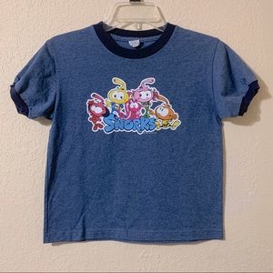 Vintage 80s Cartoon Snorks Smurfs Shirt Retro y2k